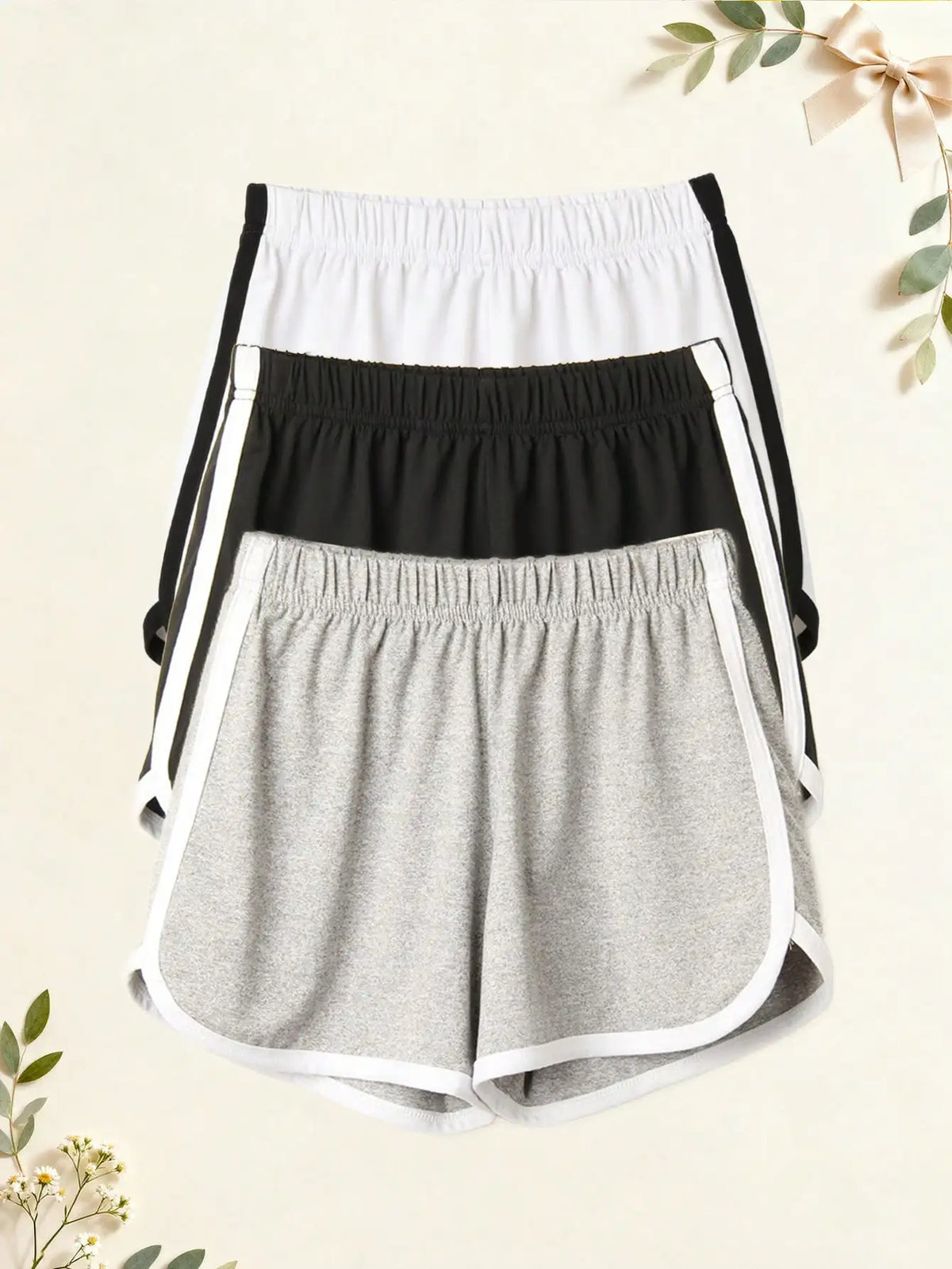 Solid Sports Shorts Featuring Soft — Swuffy