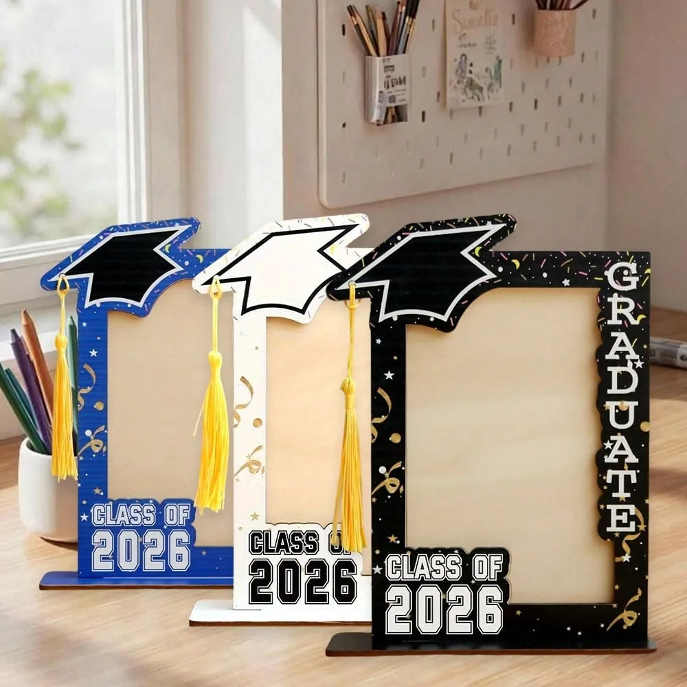 Graduation Frame Two Ornament Graduation — Swuffy