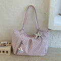 Shoulder Tote Bag Korean Polka — Swuffy