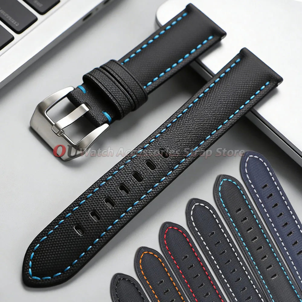 Sailcloth Canvas Watch Strap Seiko — Swuffy