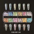 Grids Holographic Nail Glitter Flakes — Swuffy