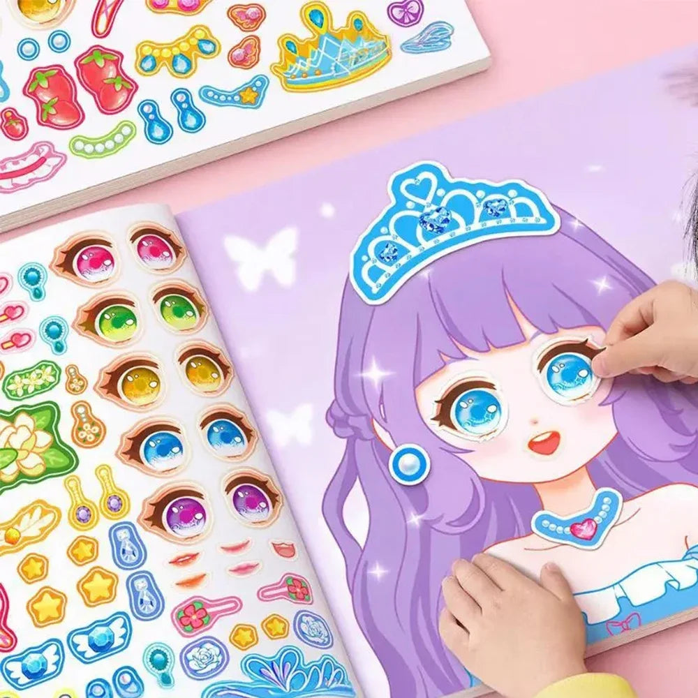 Cartoon Princess Jigsaw Puzzle Stickers — Swuffy