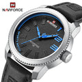 Naviforce Leather Watch Quartz Wristwatches — Swuffy