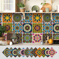 Mandala Pattern Backsplash Tile Stickers — Swuffy