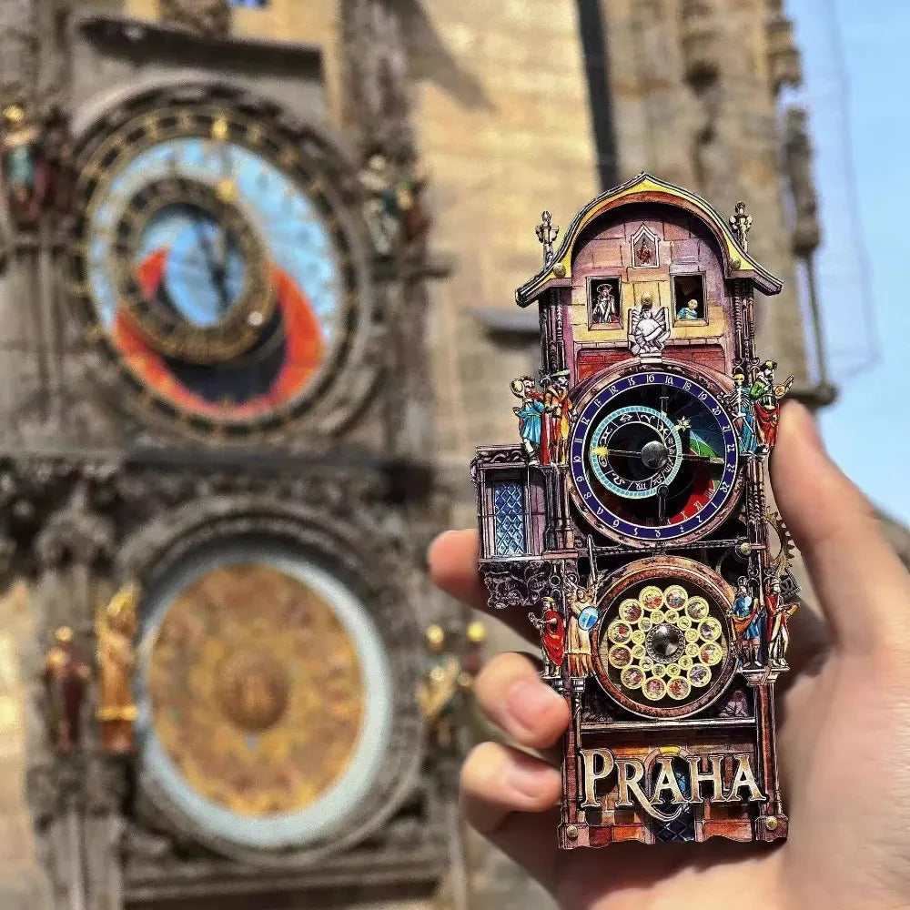 Prague Astronomical Clock Fridge Magnet — Swuffy