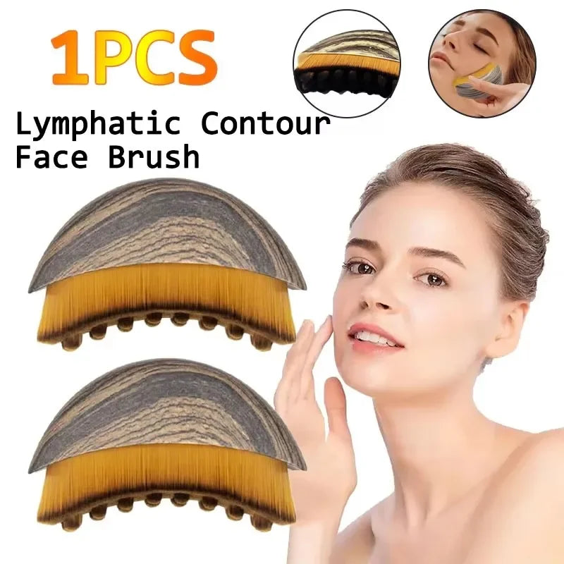 Lymphatic Contour Face Brush Ergonomically — Swuffy