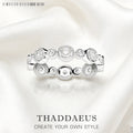 Ring Crcles Round White Stones — Swuffy
