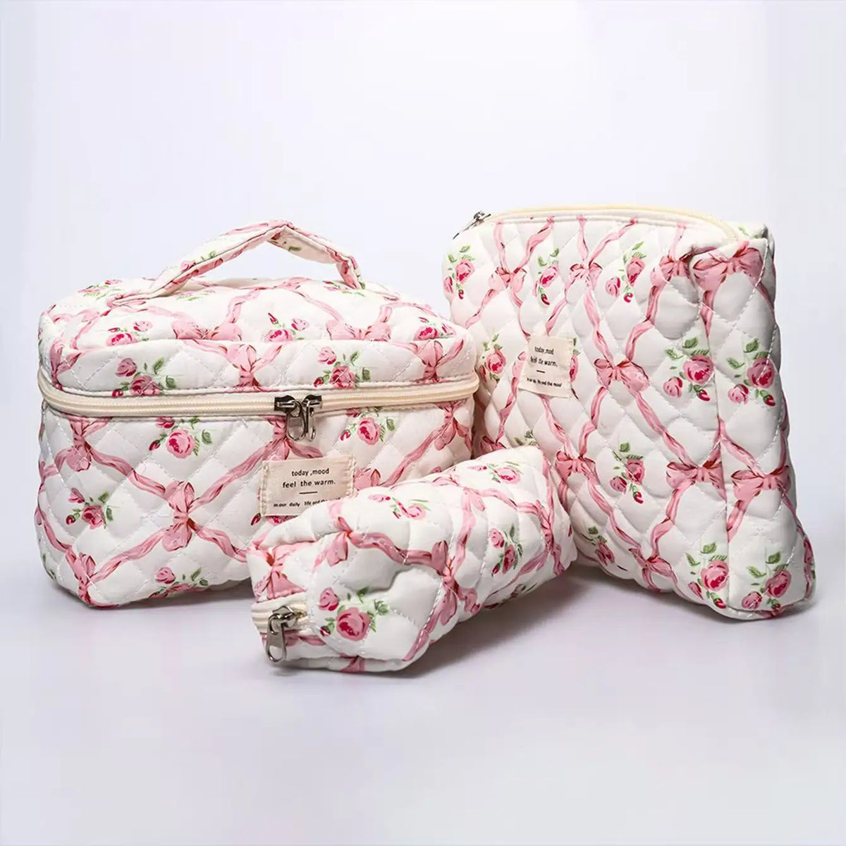 Bow Flower Quilting Cotton Makeup — Swuffy