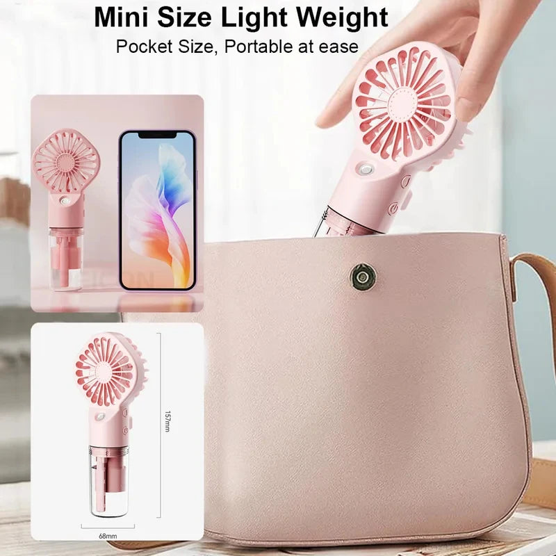 Humidifier Fan Handheld Mist Fan — Swuffy