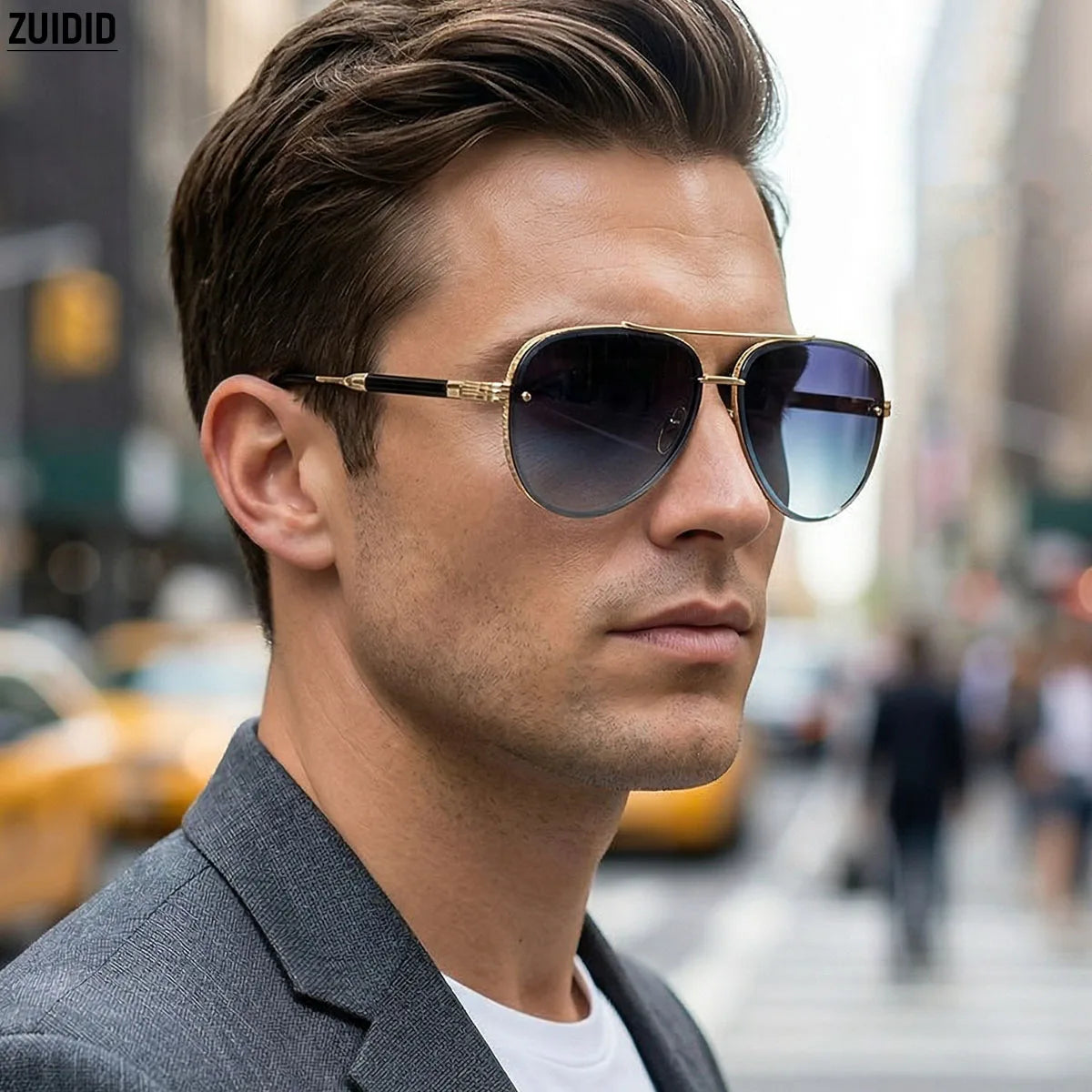 Aviator Sunglasses Oval Vintage Retro — Swuffy