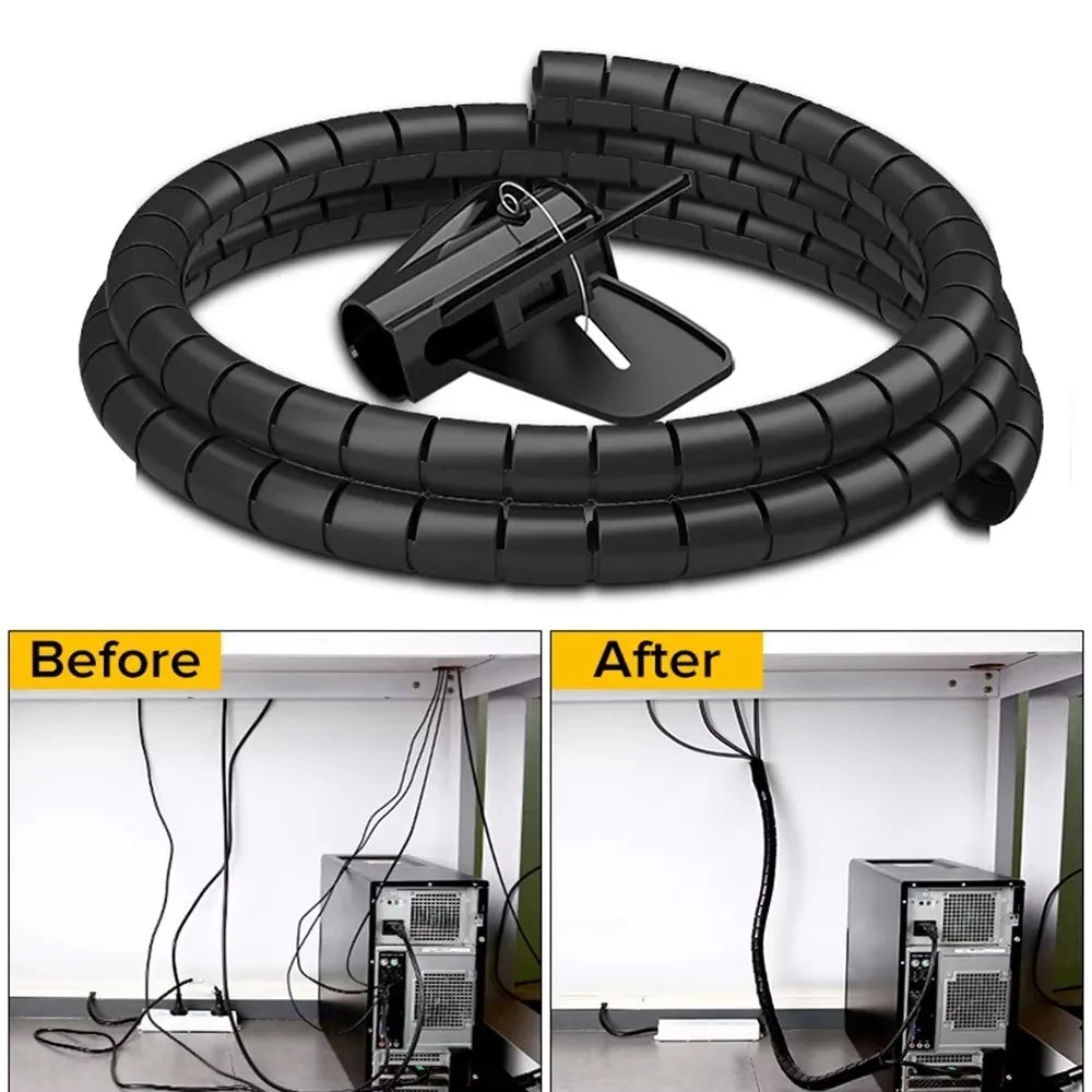 Flexible Spiral Cable Wire Protector — Swuffy