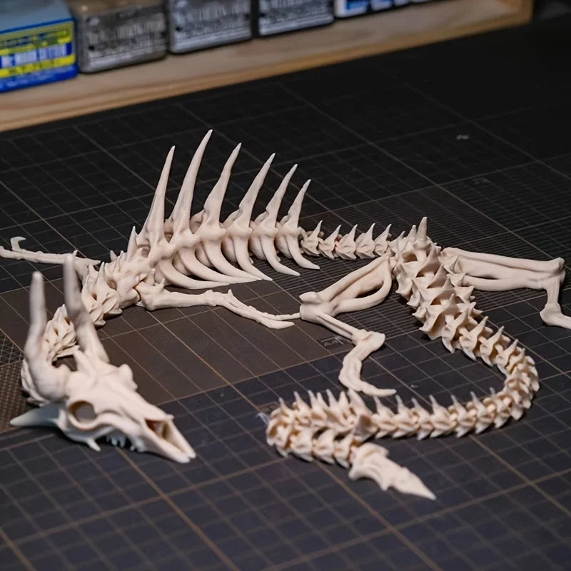 Articulated Dragon Shaped Fishbone Decoration — Swuffy