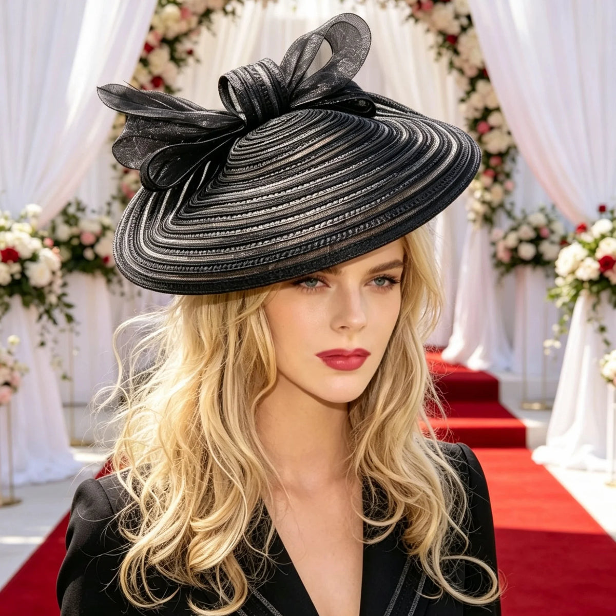Fascinator Fancy Hair Accessories Bow — Swuffy