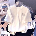 Rabbit Smiling Face Printed White — Swuffy