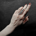 Cyberpunk Gothic Skeleton Ring Personalized — Swuffy