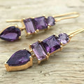 Huitan Charming Geometric Purple Cubic — Swuffy