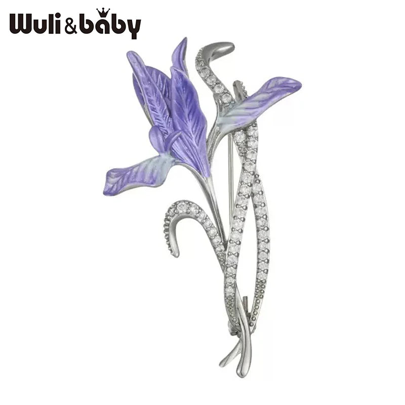 Orchid Flower Brooch — Swuffy