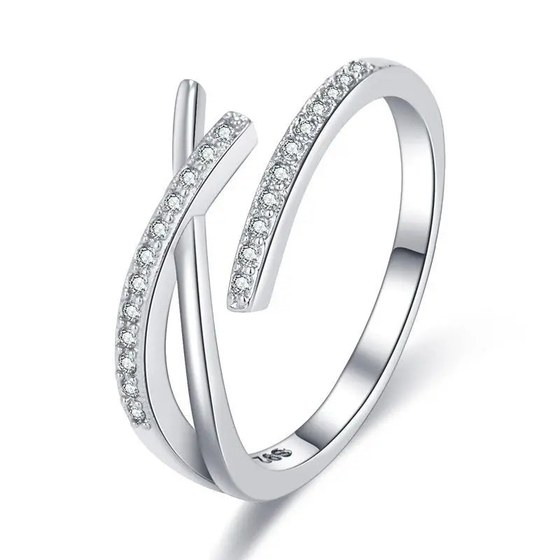 Sterling Silver Ring Zircon Classics — Swuffy