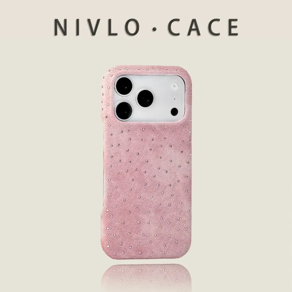 Iphone Max Case Pink Half — Swuffy