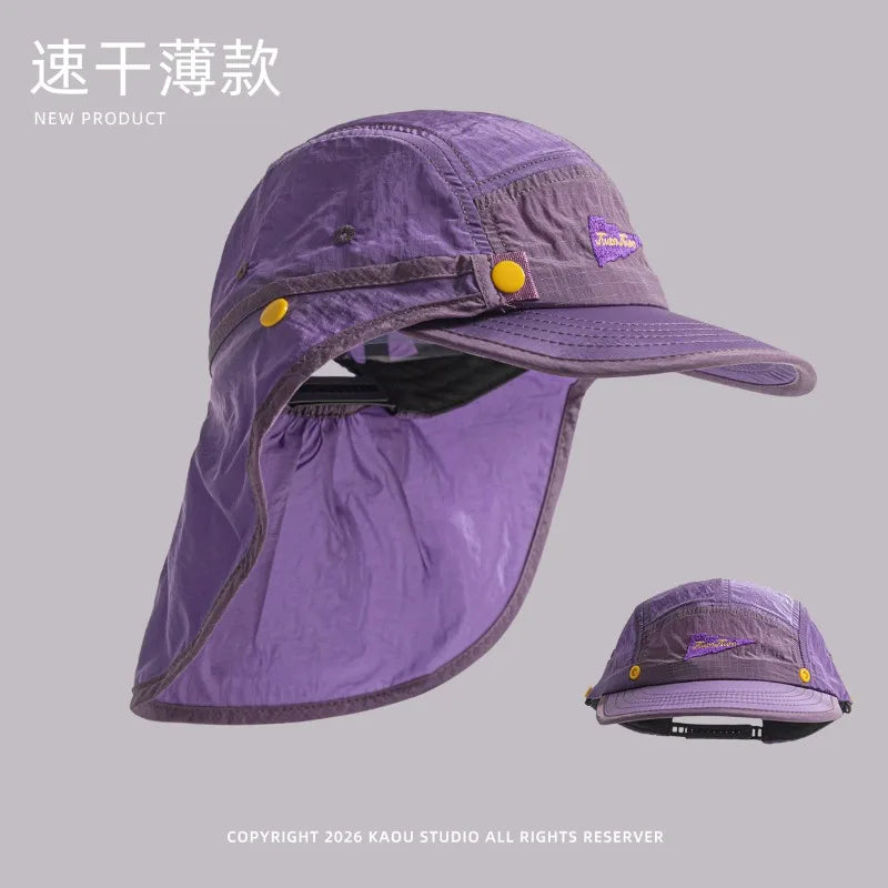 Detachable Shawl Baseball Caps Summer — Swuffy