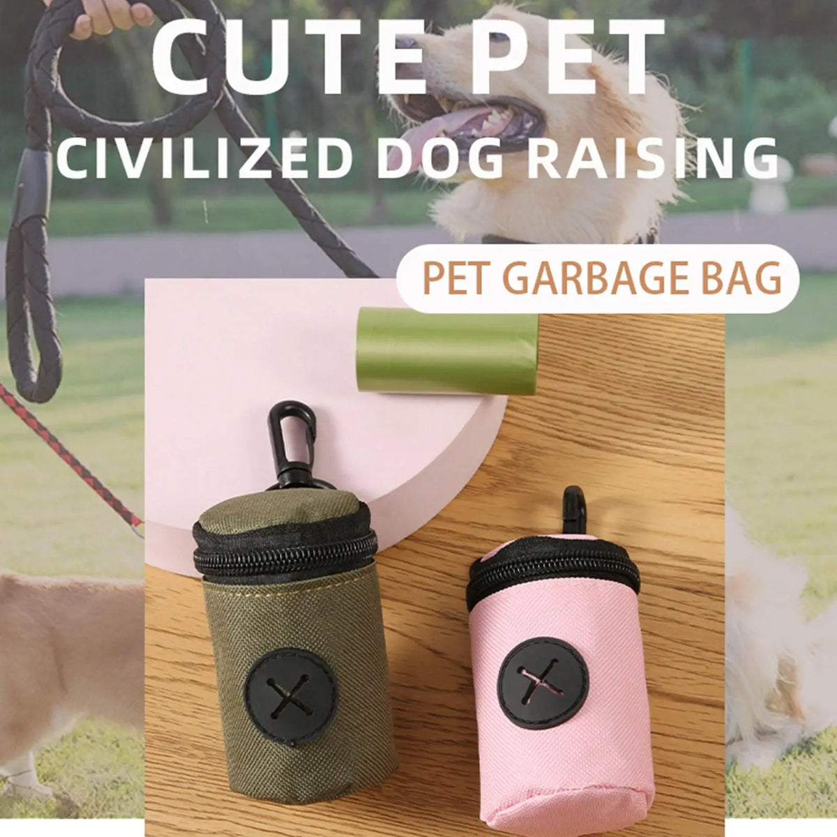 Dog Poop Bag Holder Zipper — Swuffy