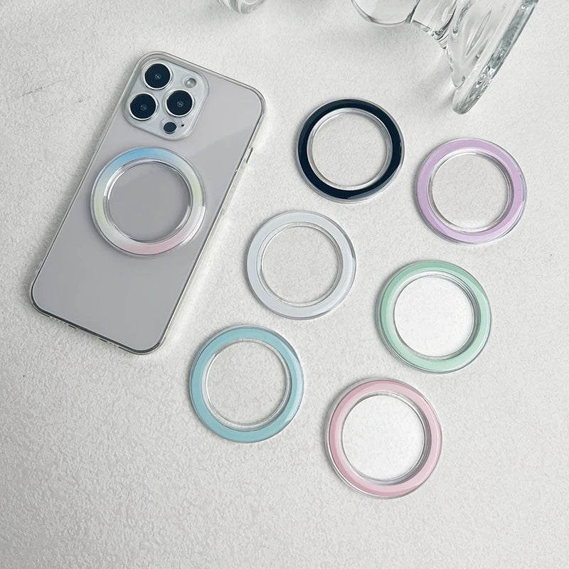 Round Magnetic Base Sticker Iphone — Swuffy