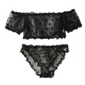 Lingerie Dot Embroidery Mesh Fancy — Swuffy