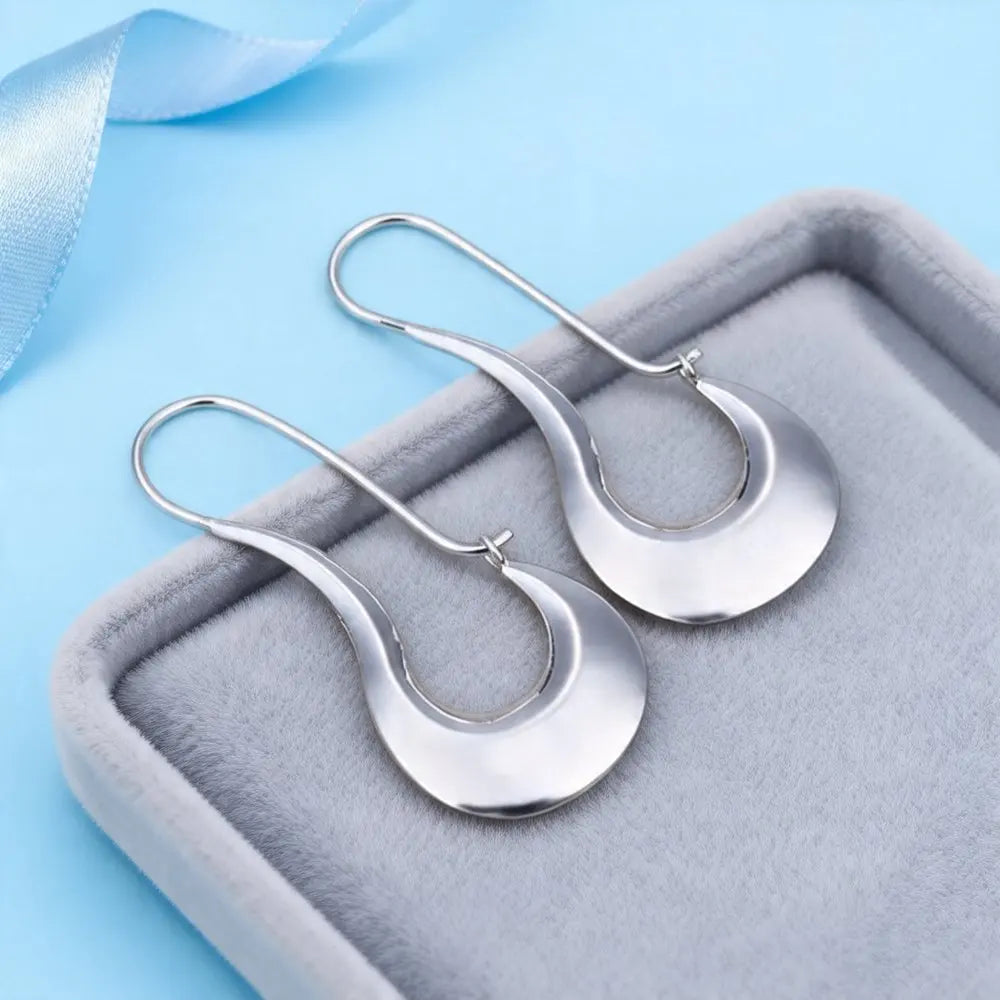 Sterling Silver Classic Drop Earrings — Swuffy