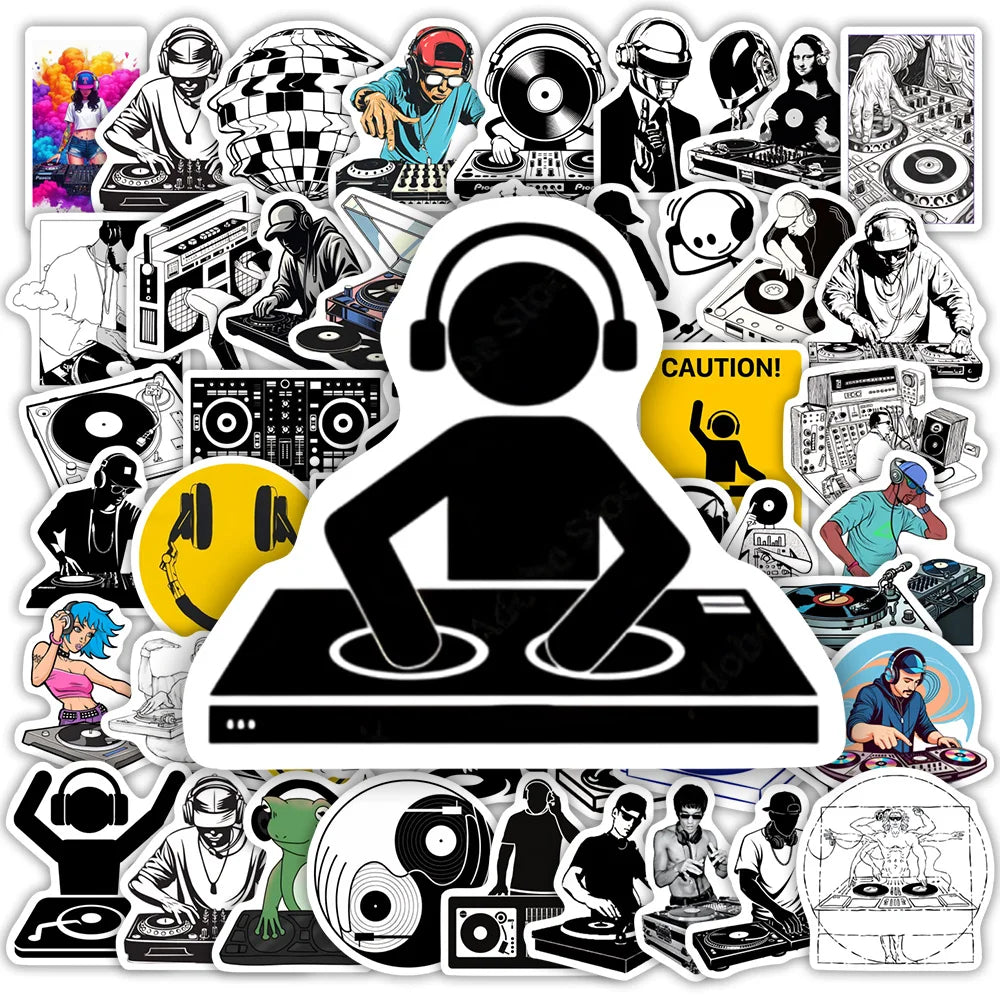 Electronic Music Edm Dj Stickers — Swuffy
