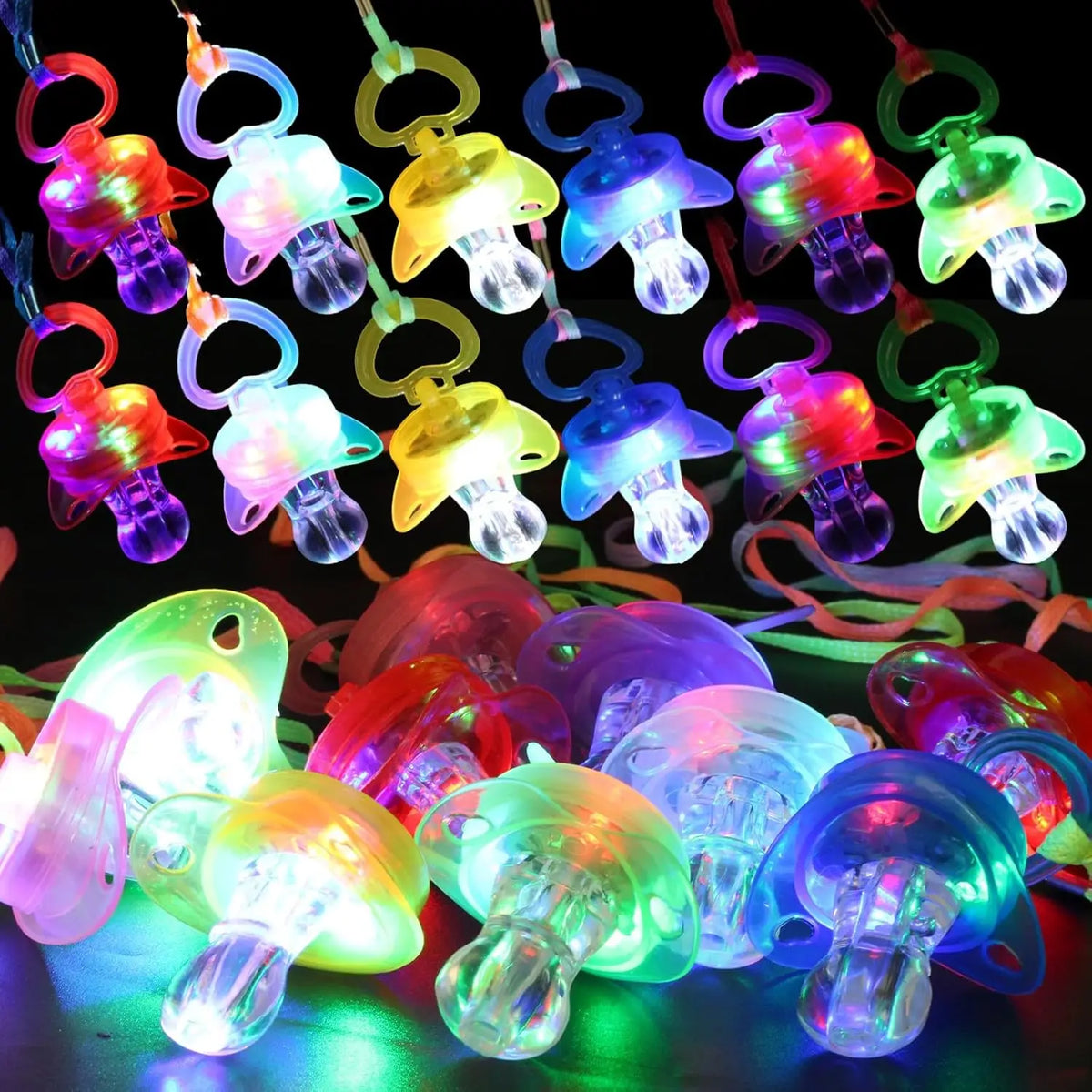 LED Light Up Pacifier Necklace — Swuffy