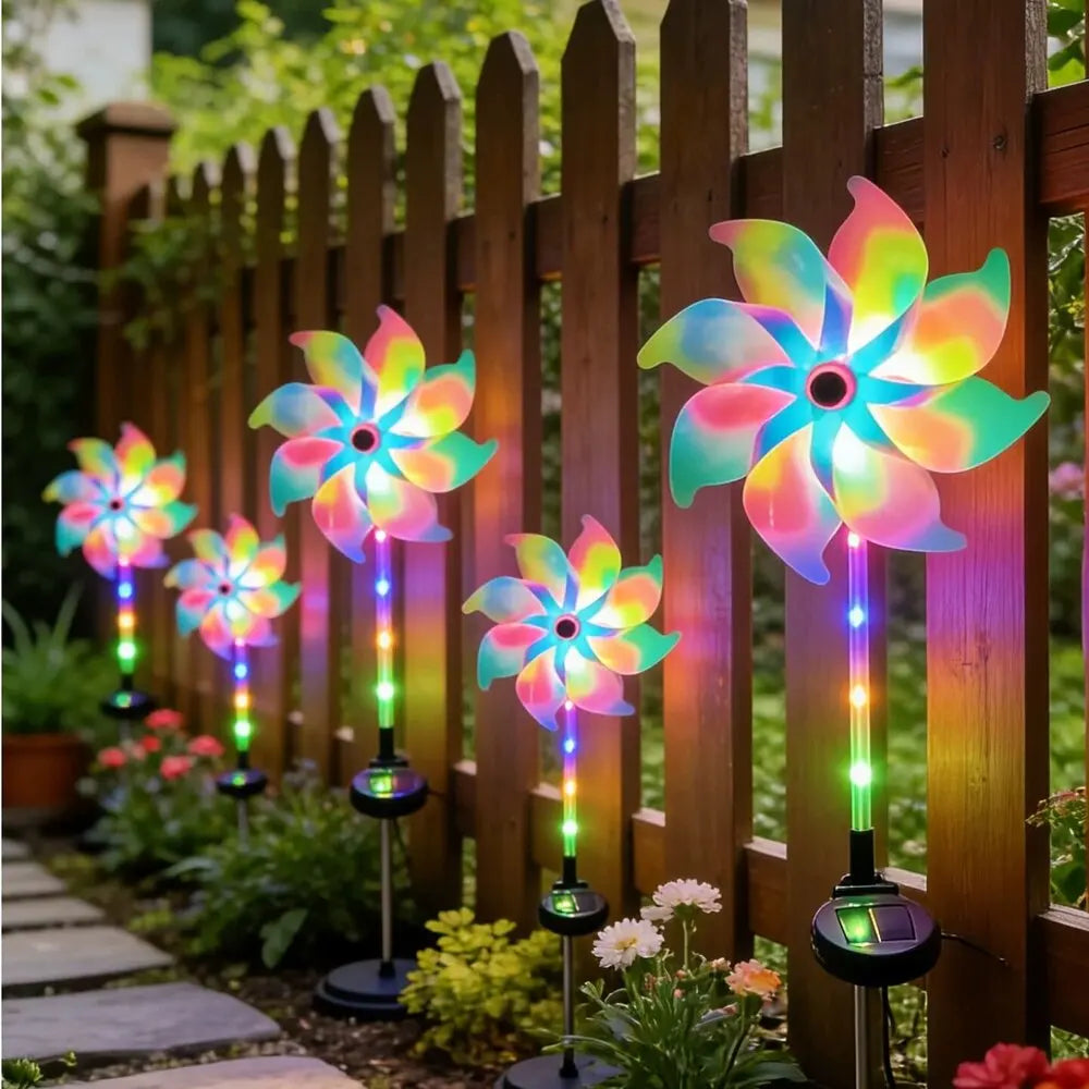 Windmill Solar Garden Lamp Outdoor — Swuffy