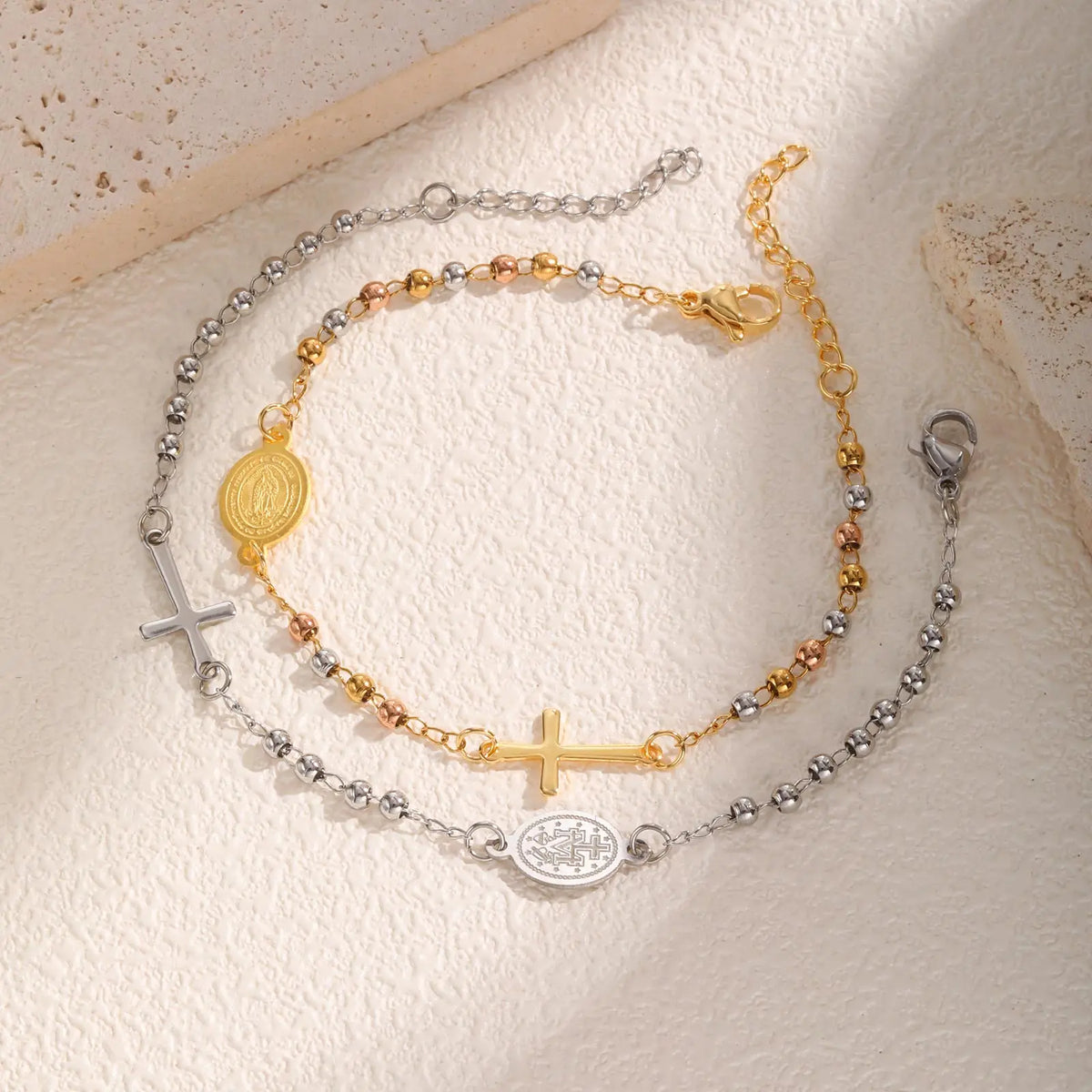 Trendy Virgin Mary Charms Bracelet — Swuffy