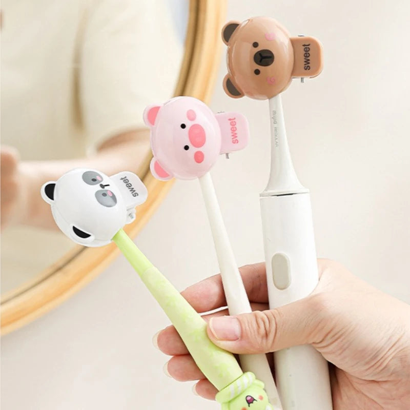 Cartoon Animal Shaped Toothbrush Clip — Swuffy