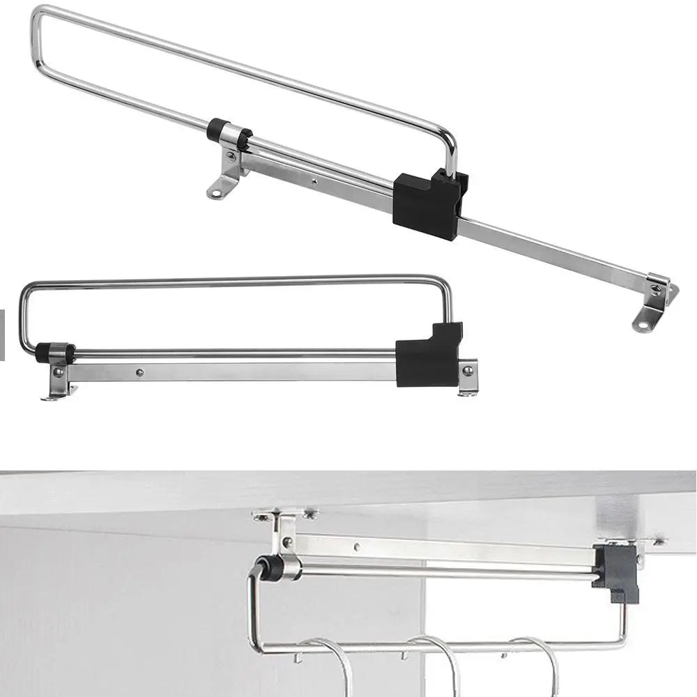 Metal Wardrobe Hanging Rod Pull — Swuffy