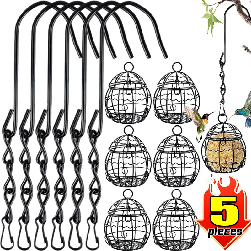 Outdoor Bird Feeder Metal Hanging — Swuffy
