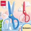 Deli Cartoon Scissors Safety Children — Swuffy