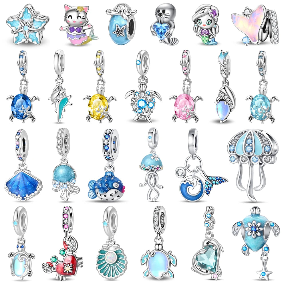 Sterling Silver Fishtail Beads — Swuffy