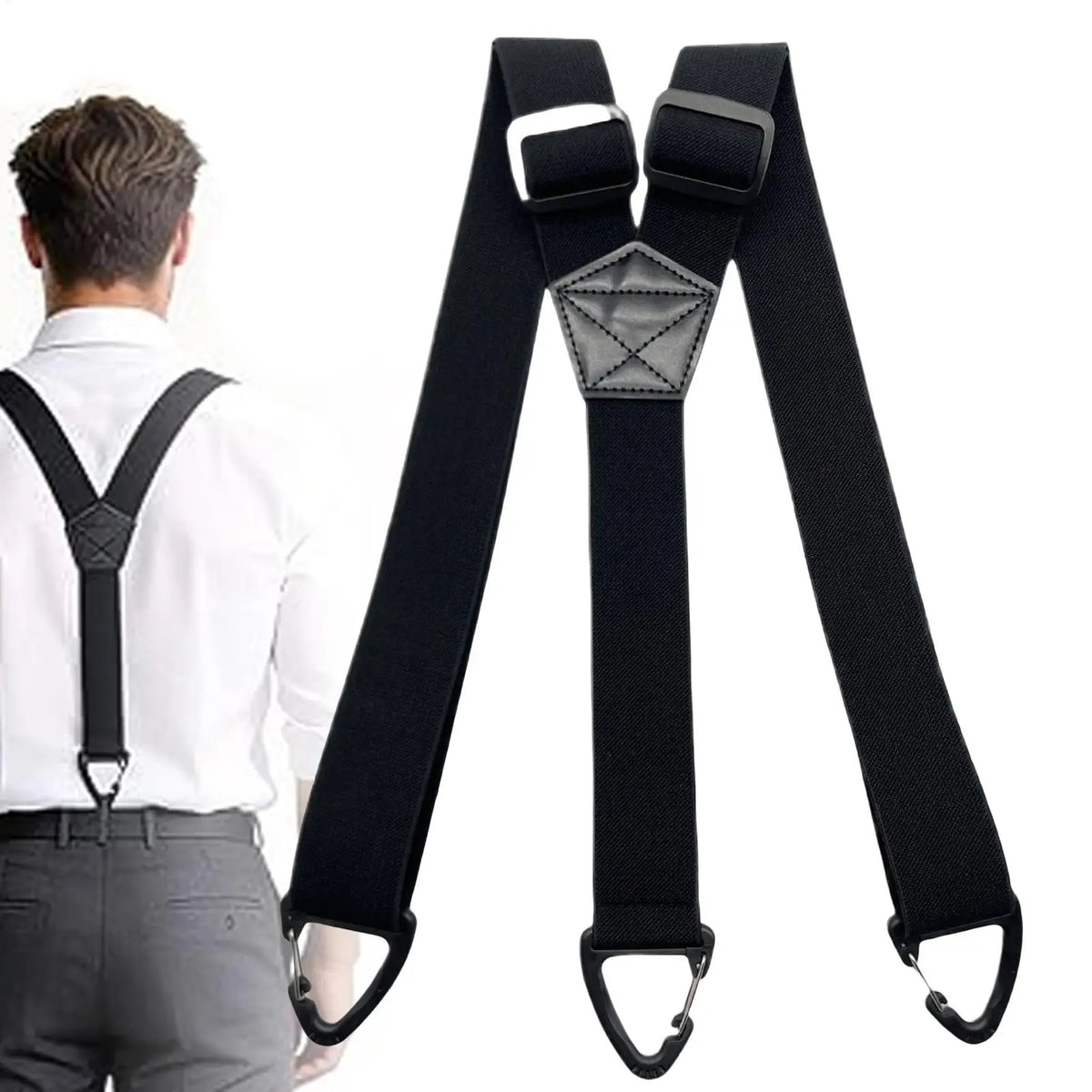 Heavy Duty Suspenders Work Biker — Swuffy
