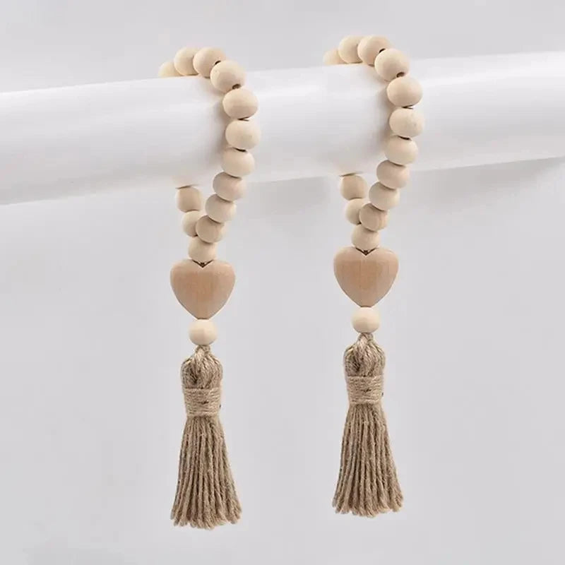 Rustic Wood Bead Garland — Swuffy