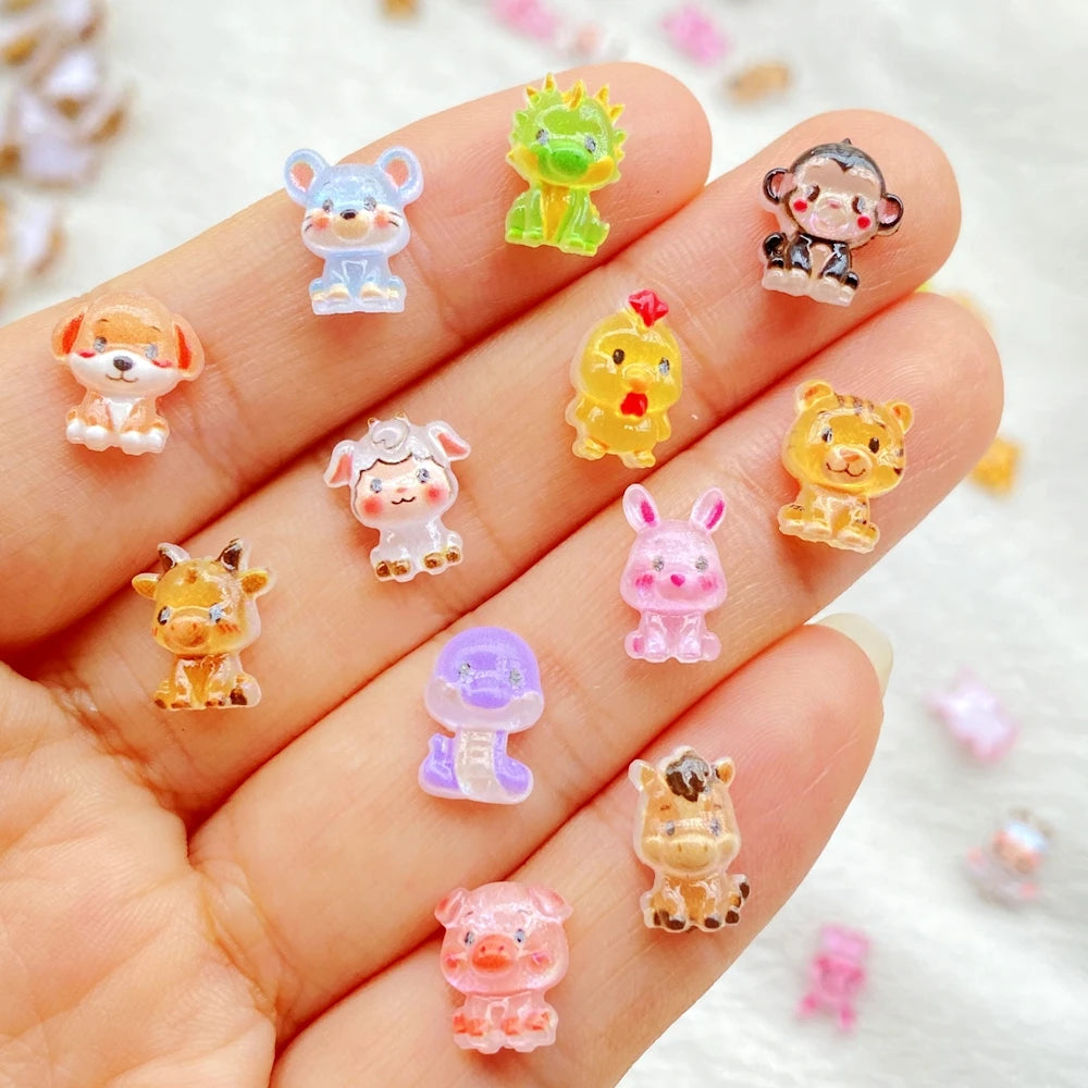 Resin Cartoon Pigs Sheep Monkeys — Swuffy