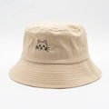 Cat Embroidery Fisherman Hat Simple — Swuffy