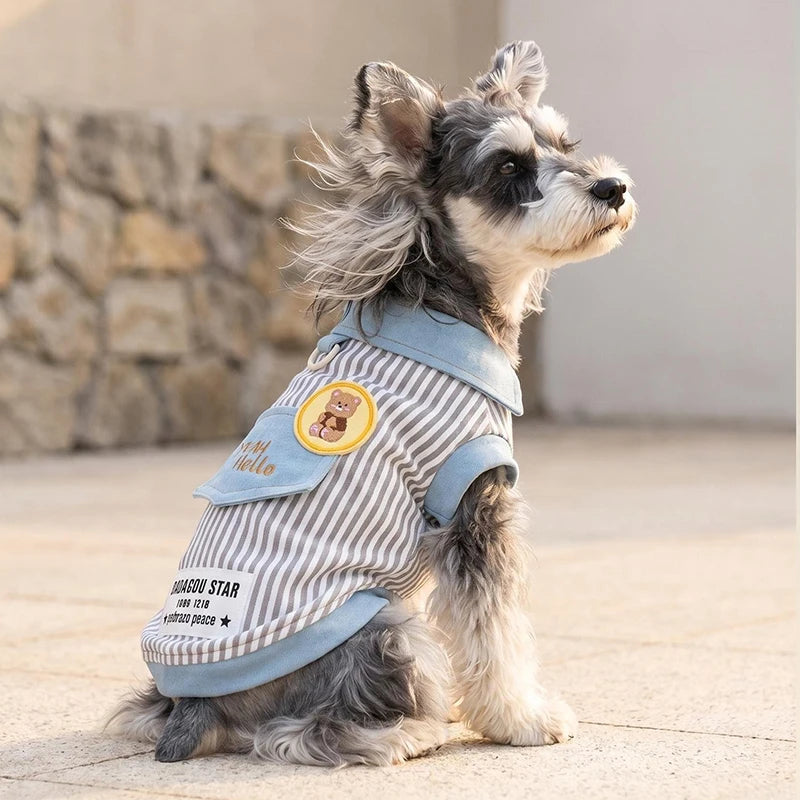 Spring Summer Striped Denim Thin — Swuffy