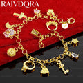 Gold Plated Various Pendants Bracelets — Swuffy
