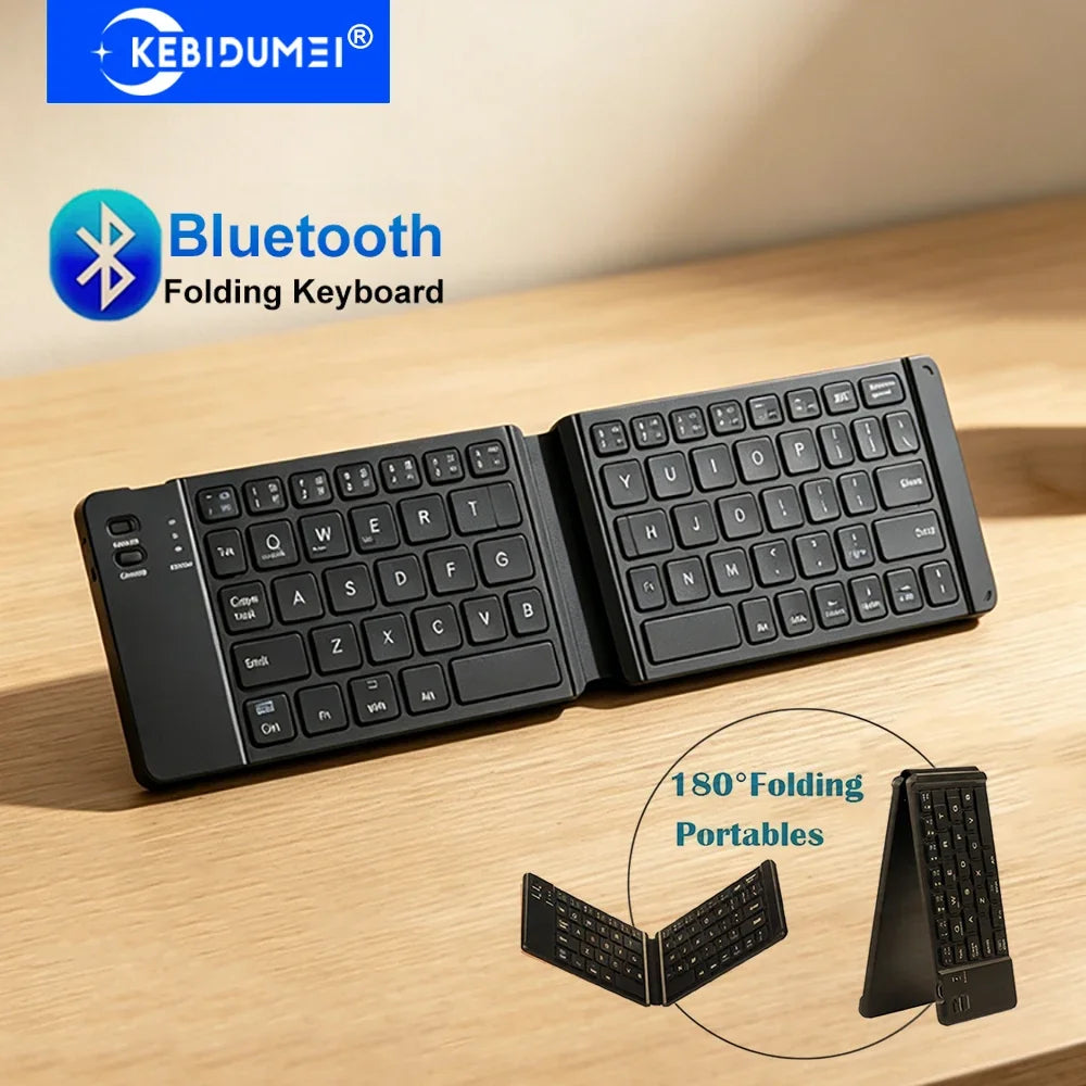 Kebidumei Folding Bluetooth Keyboard Wireless — Swuffy