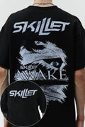 Oversized Skillet Band Graphic Tshirt — Swuffy