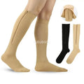 Zipper Compression Socks Open Toe — Swuffy