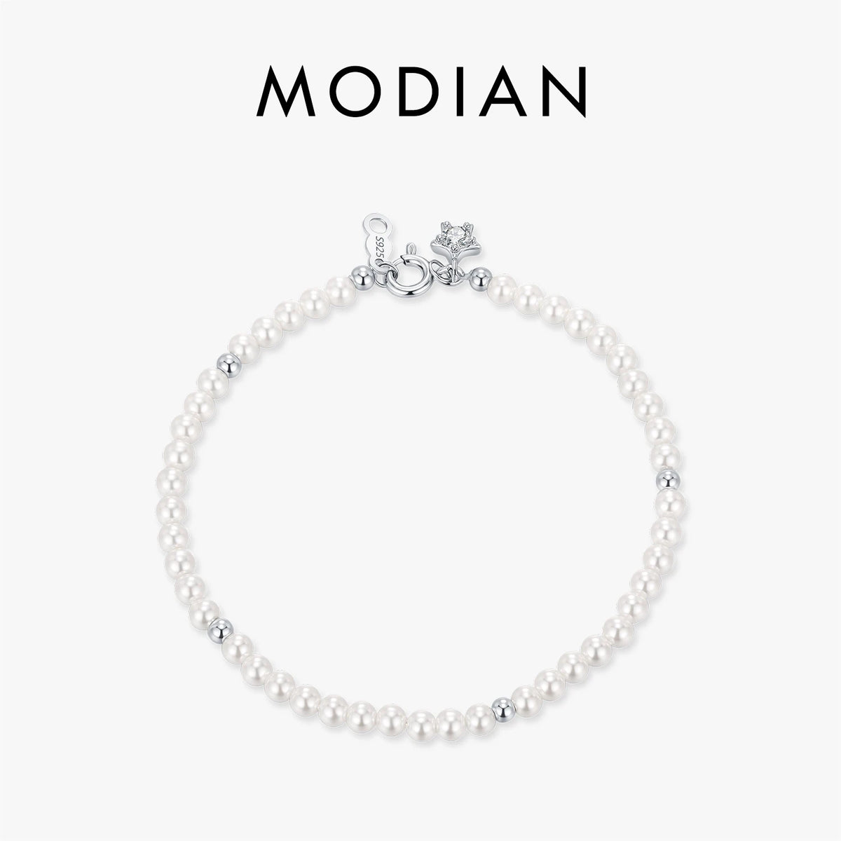 Modian Elegant Pearls Beaded Bracelet — Swuffy