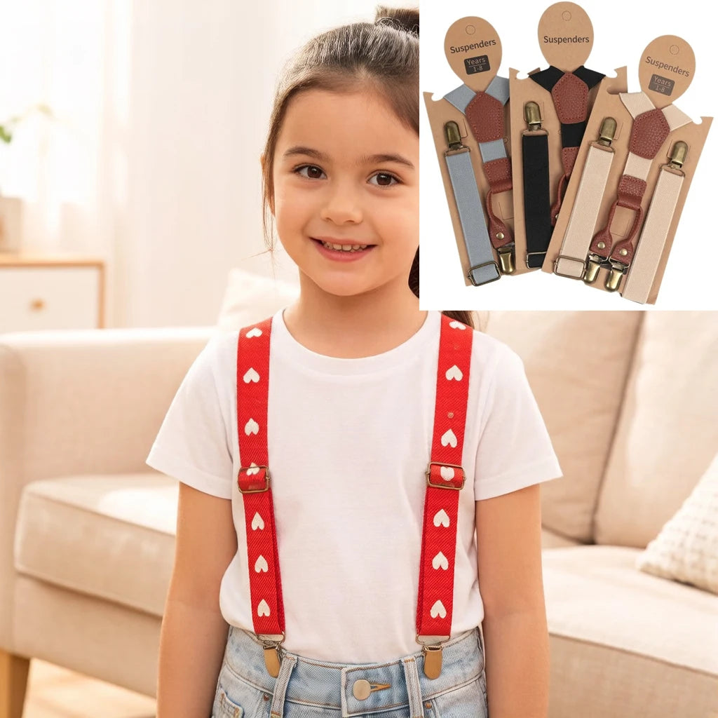 Kids Suspenders Belt Strap Elastic — Swuffy