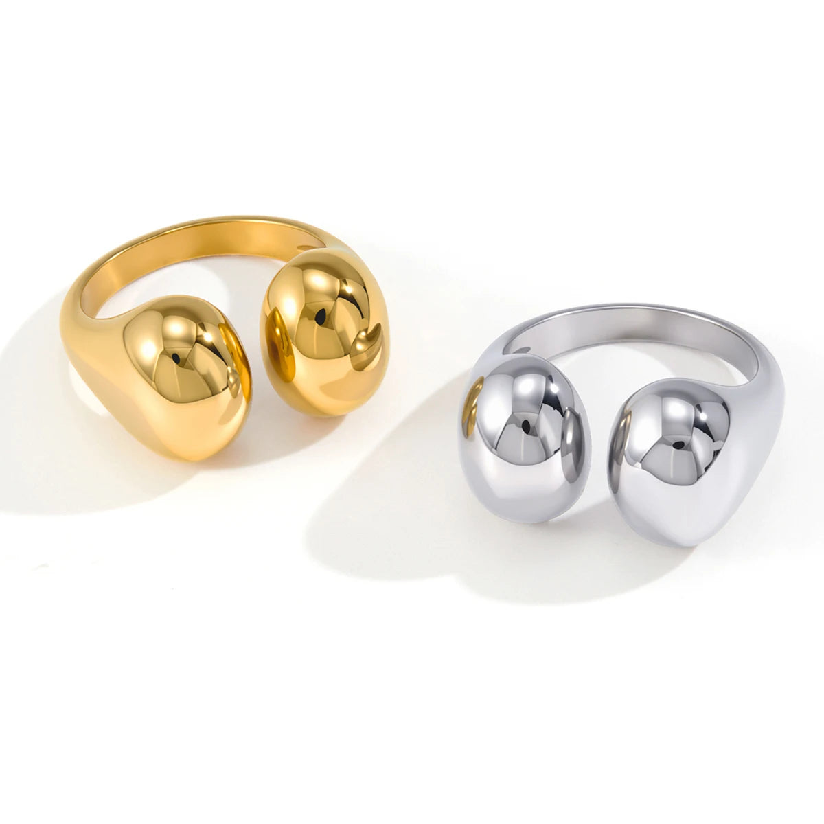 Youthway Minimalist Chunky Open Rings — Swuffy