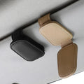 Car Sunglasses Holder Magnetic Leather — Swuffy
